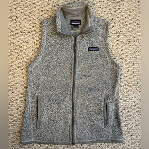 Patagonia Light Gray Fleece Vest